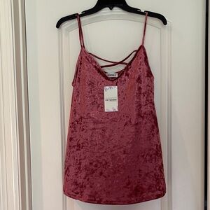 Eesome Blush Velvet Camisole